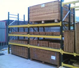 Pallet Racking for Fencing Materials External Pallet Racking for Fencing Products and Materials