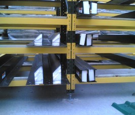 Pallet Racking for Lintels Steel Lintels stored on Stakrak SR2000 Series Pallet Racking