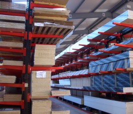 Cantilever Racking Warehouse Storage for Worktops and Laminates 