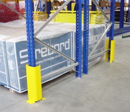 Heavy Duty Steel Post Protector Heavy Duty Wrap Around Steel Pallet Racking Post Protector in top quality safety yellow