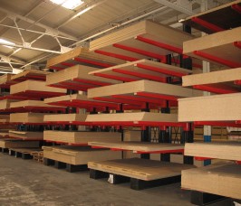 Stakapal Conventional Cantilever Racking for Panel Products storage and selectivity Conventional Cantilever Racks offer 100% selectivity for Panel Products
