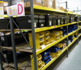 Stakapal Widespan / Longspan Shelving Racking Handloaded items can be selected and restocked effectively when Longspan Shelving is utilised