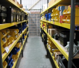 Longspan Shelving is a flexible Storage option for Industrial Parts and Materials Longspan Shelving can be easily adjusted to meet changing Stockholding requirements