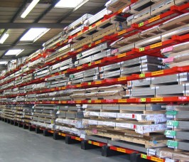 Cantilever Rack with Total Lateral Flexibility Heavy Duty Cantilever Racking for Aluminium