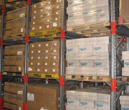 Galvanised Drive - In Pallet Racking Stakapal Galvanised Pallet Racking for cold, chill Food Production warehouses