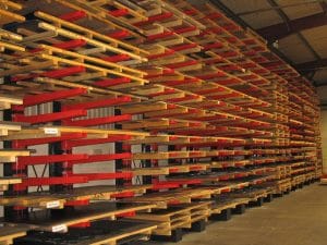 Industrial Racking Storage for Sheet Metal Materials