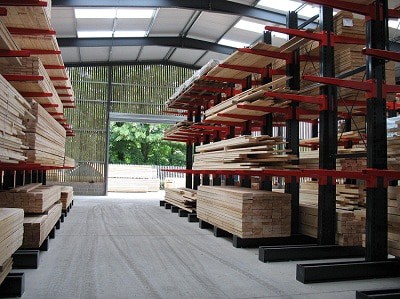 Sydenhams Cantilever Racking for Timber Storage