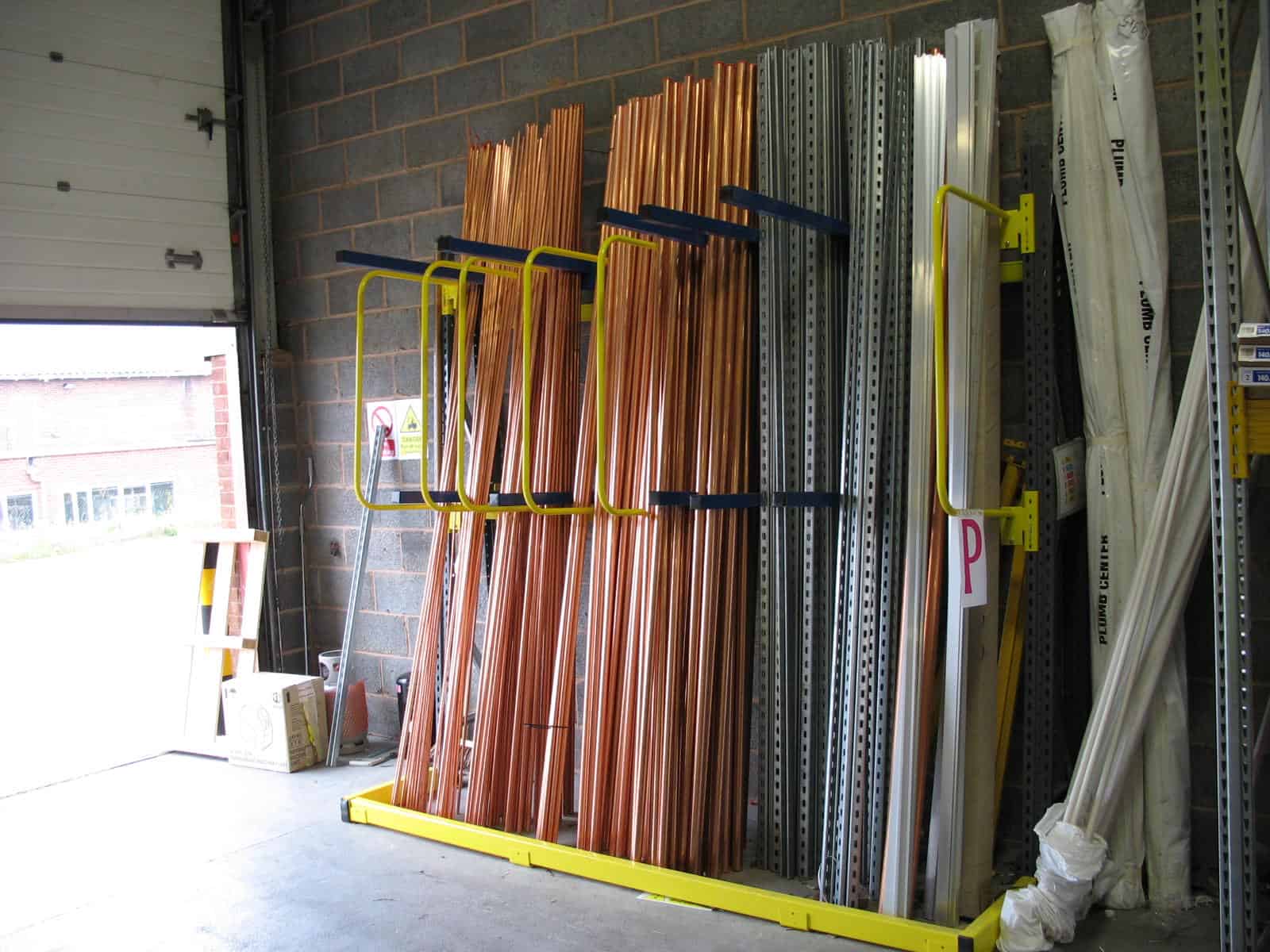 Copper Pipe Racking Storage Solutions Stakapal Limited UK