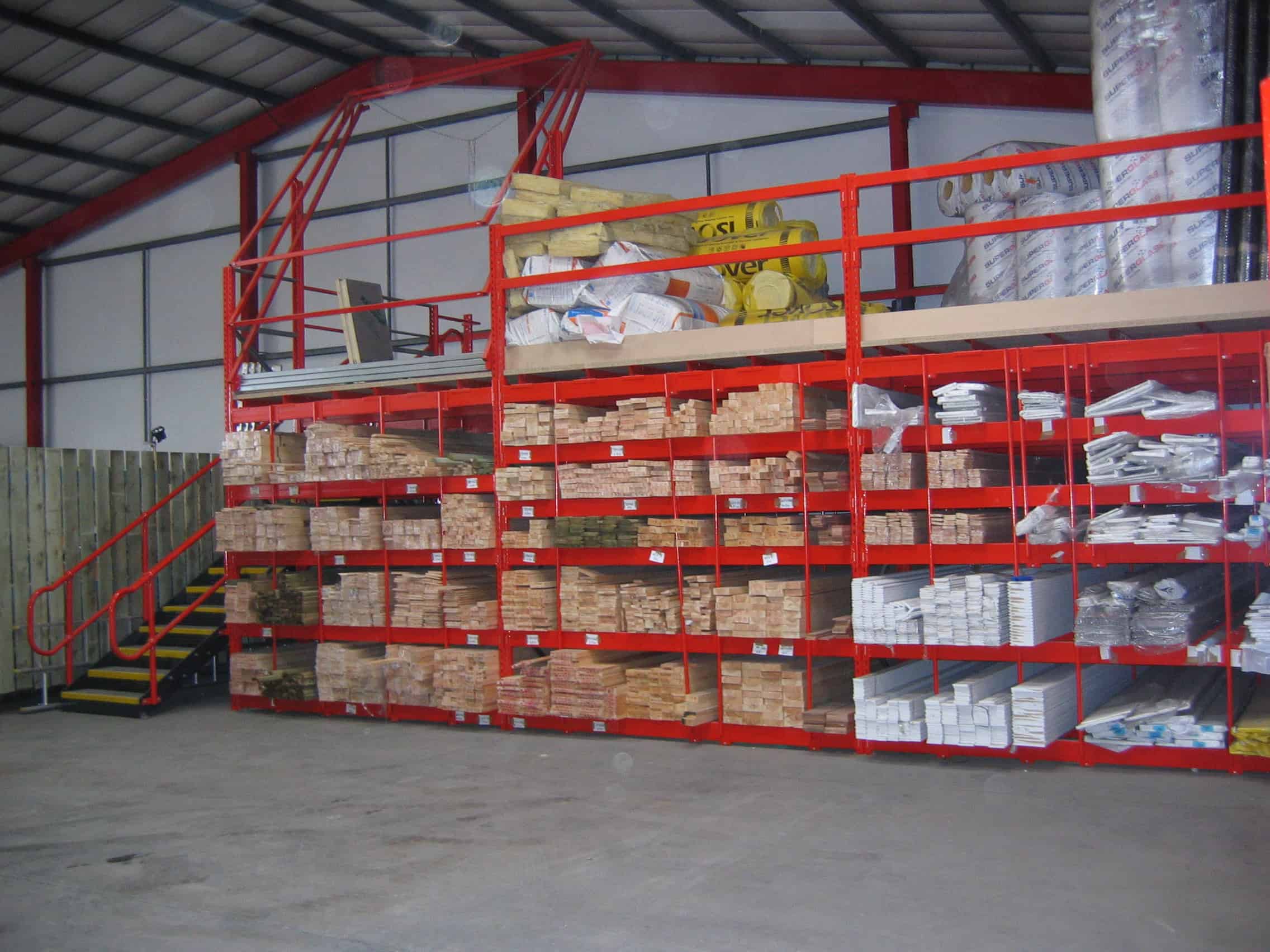 timber pigeon hole racking