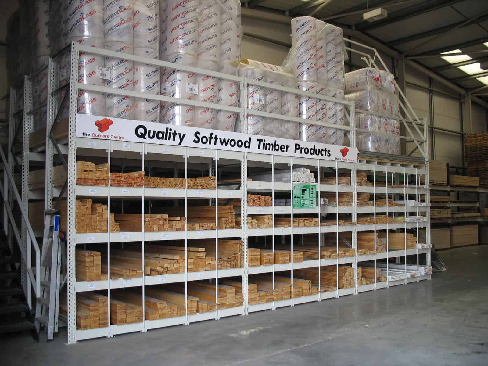 timber merchants pigeon hole racking