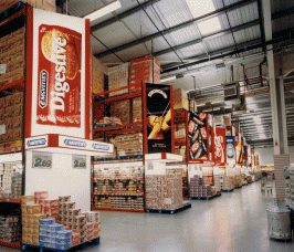 Stakrak SR2000 Series Pallet Racking in Food Retail merchandising unit Stakrak SR2000 Series Pallet Racking is ideal for presentation and storage of palletised items in Food Cash and Carry environments