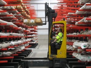 Metals company utilises Guided Aisle Cantilever Racking