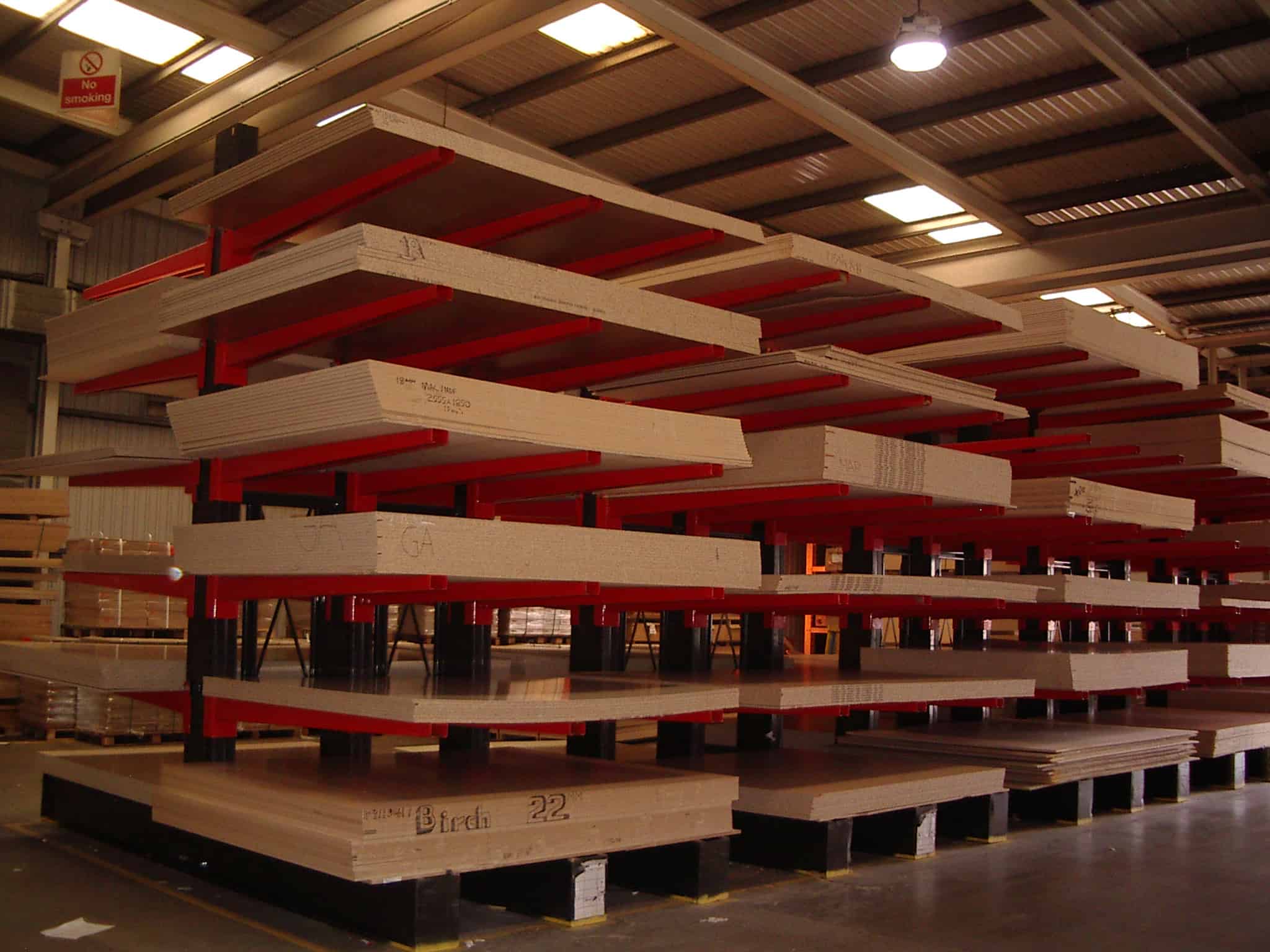 timber panels cantilever racking