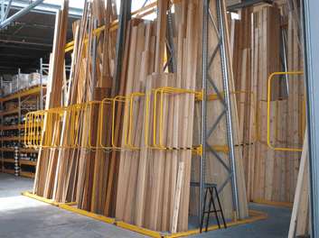 a frame vertical storage racking