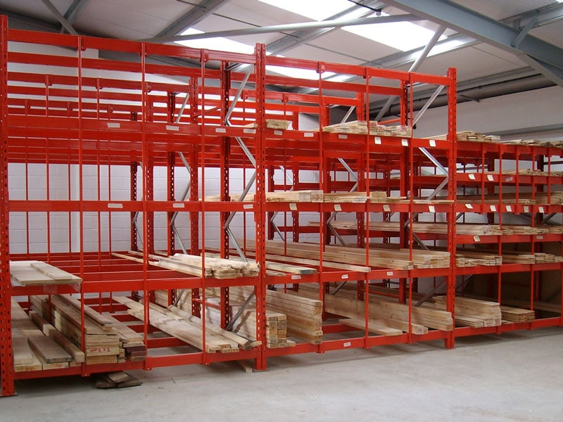 shelving for timber