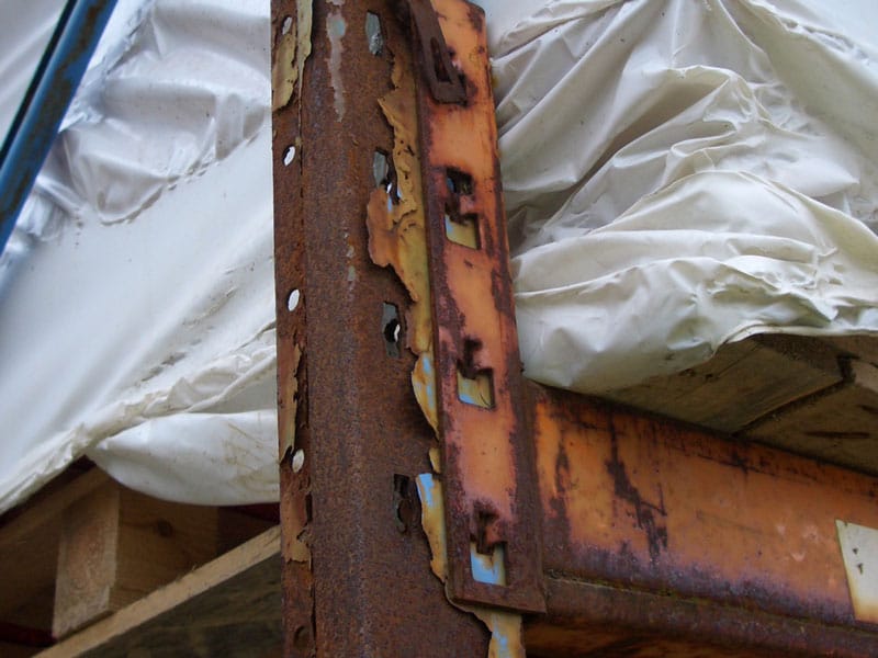 pallet racking corrosion