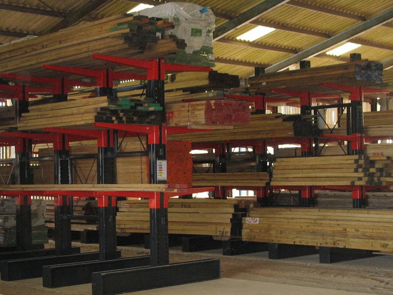 timber cantilever racking