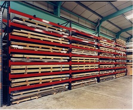 Aluminium Sheet and Plate Racks