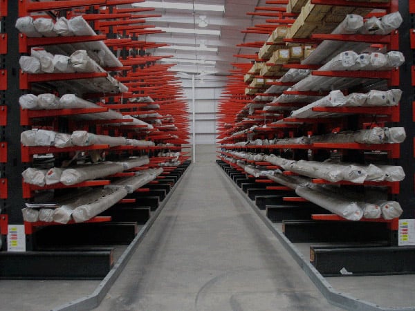 Cantilever Racking Guided Aisle