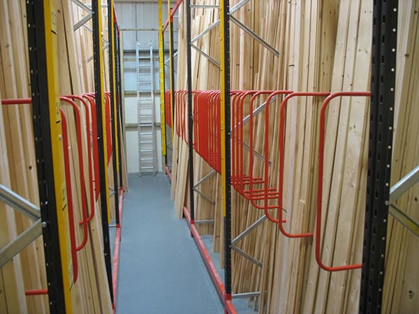A-Frame Racking for Timber Designed and installed by Stakapal - Leaders in Innovative Warehouse and Yard Storage Racking Solutions and Cantilever Racking Specialists