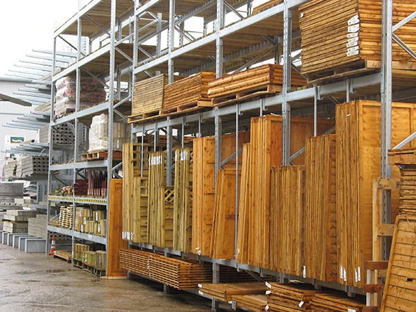 External Pallet Racking for Fencing and Materials