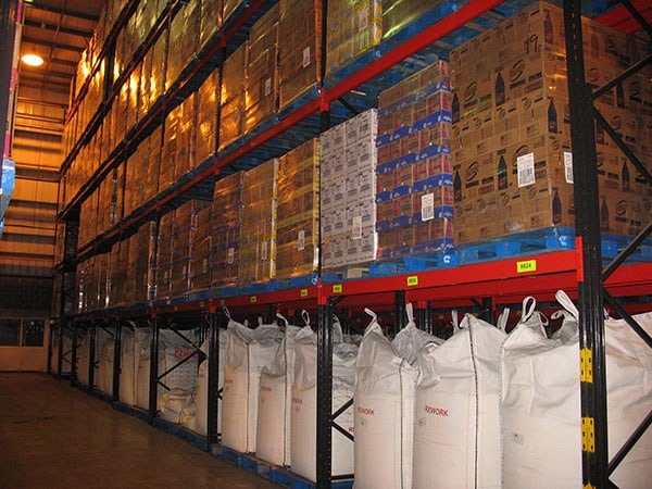 Conventional Adjustable Pallet Racking for Food Storage