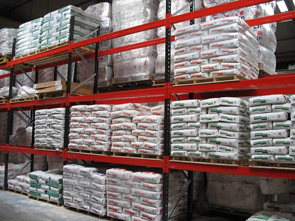 Heavyside Pallet Racking Storage for Bagged Building Materials