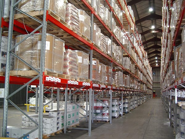 Goods on Stakapal Pallet Racking in Warehouse