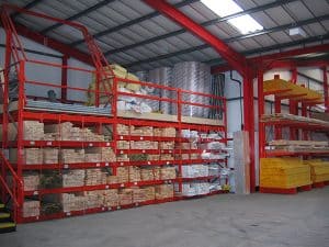 Pigeon Hole Racking for Timber