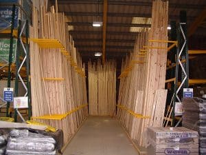 A-Frame Racking for Handloaded Timber Storage and Picking