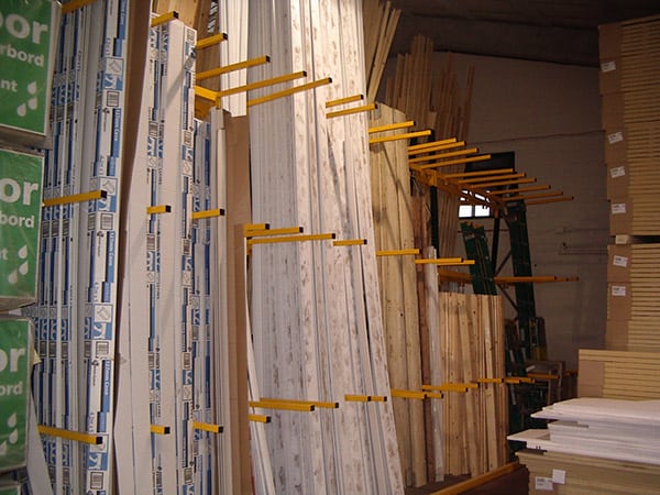Vertical Storage Vertical Storage Racking for Timber and PVCu