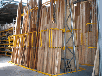 A Frame Vertical Timber Racks