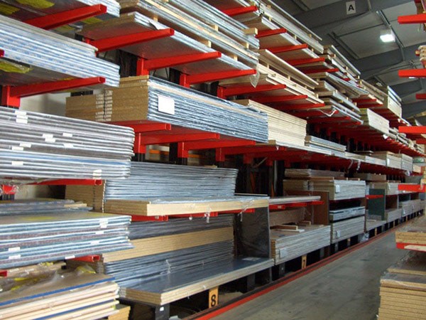 Guided Cantilever Racking for Worktops