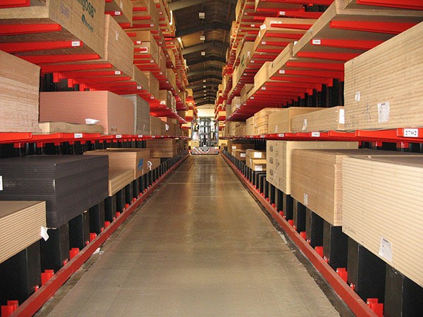 Sheet Materials Guided Cantilever Racking