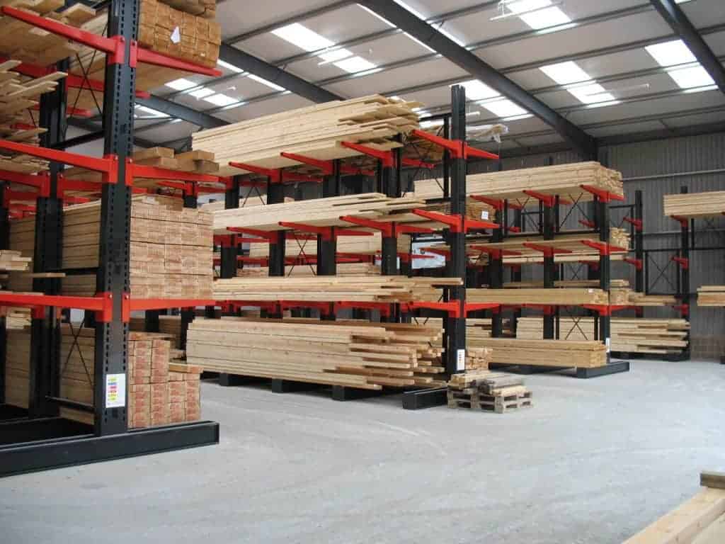 free path cantilever racking