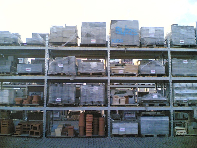 Stakapal's External Pallet Racking in a galvanised finish so that the racking is protected from the harshness of the environment. Manufactured, supplied and installed by Stakapal - the Leading Manufacturer and supplier of Cantilever and pallet racking.