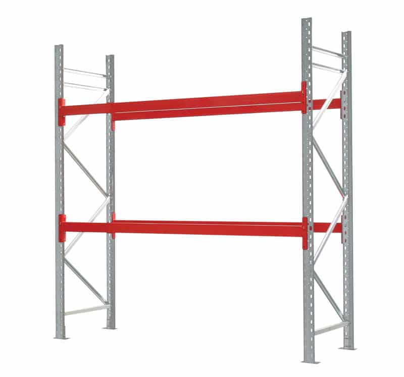 Stakapal Pallet Racking Configuration - Pallet Racking for panel products equipped with Safety Barriers which has been manufactured, supplied and installed by Stakapal - the leading Manufacturer and supplier of heavy duty racking made bespoke to tailor the needs of their customers.