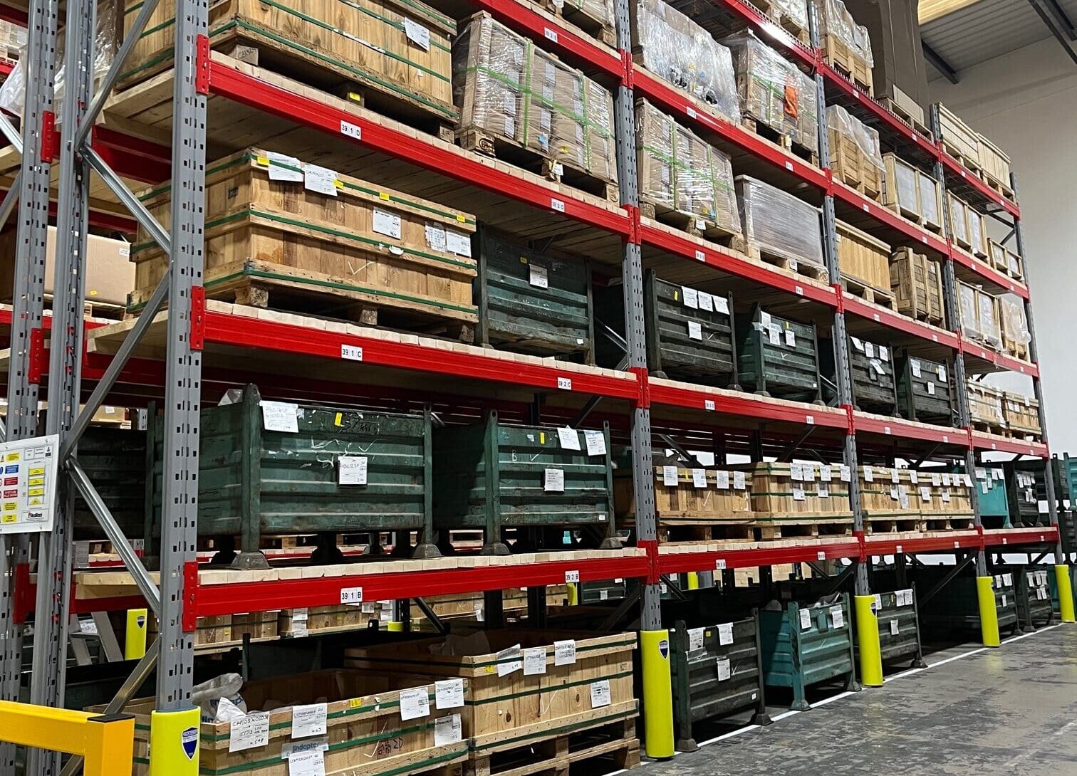 Loaded Pallet Racking from Stakapal