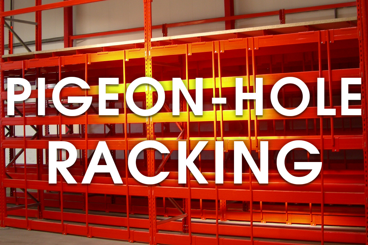 pigeon-hole racking for concrete lintel storage racking
