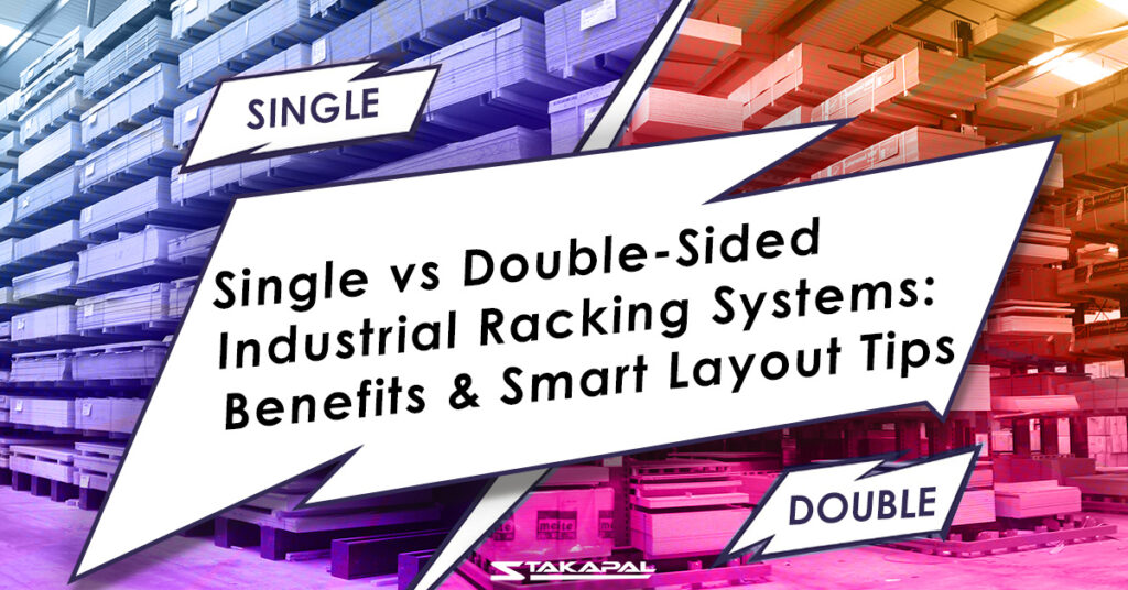 Single vs Double-Sided Industrial Racking Systems: Benefits & Smart Layout Tips